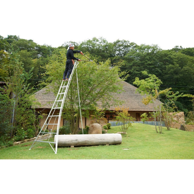 Niwaki Driepoot tuinladder 360 cm snoeiladder tripod ladder plukladder nw03600 3049055 large