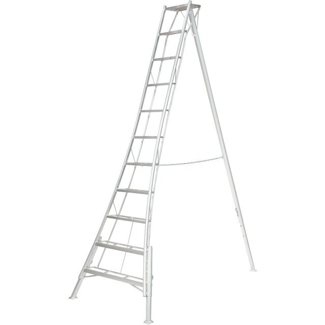 Niwaki Driepoot tuinladder 330 cm verstelbaar/ snoeiladder tripod ladder 3169346 large