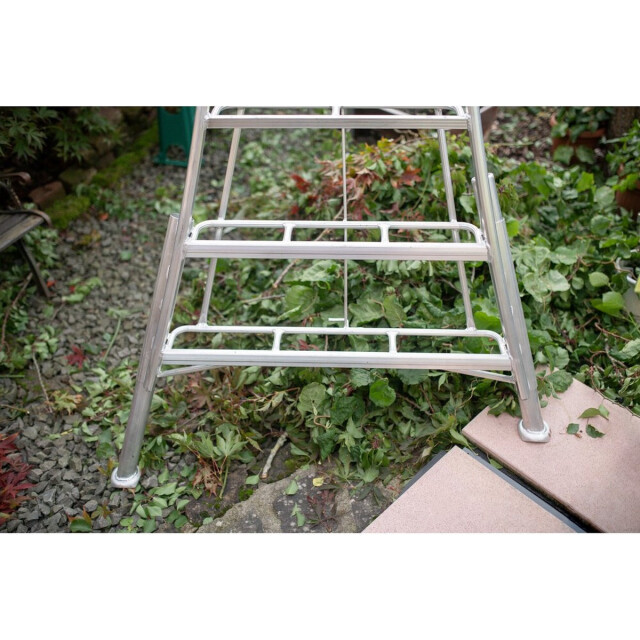 Niwaki 3-poot tuinladder 270 cm in hoogte verstelbaar plukladder nw02700 3049057 large
