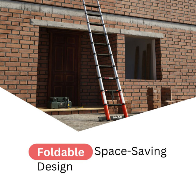RMBO ® professionele telescopische ladder 3,8m 3188063 large