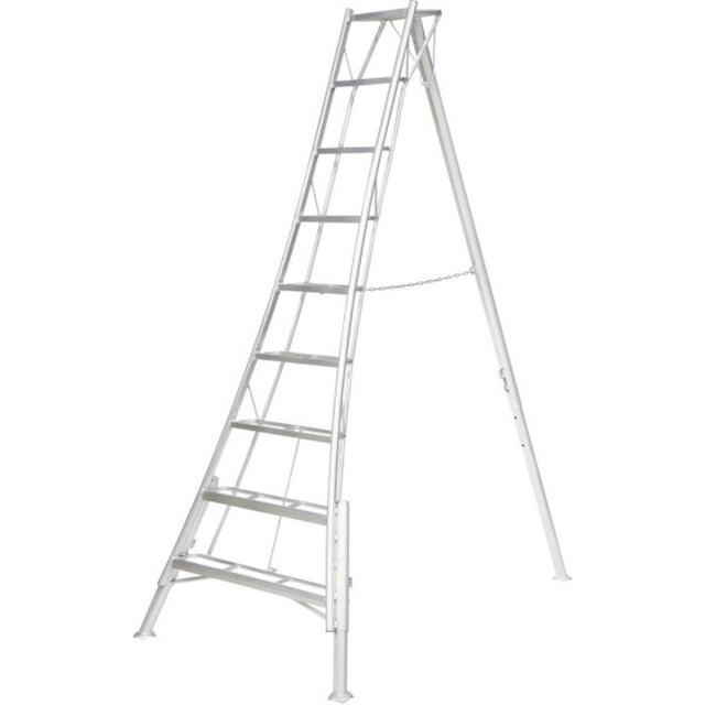 Niwaki 3-poot tuinladder 270 cm in hoogte verstelbaar plukladder nw02700 3049057 large