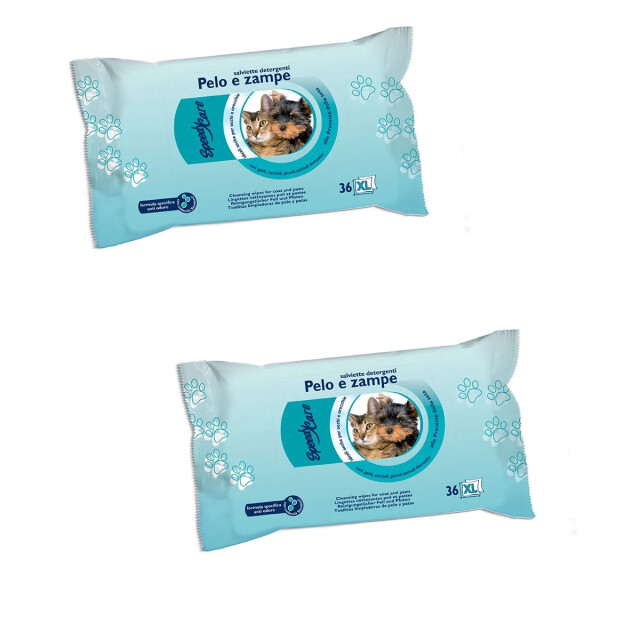 CaliCosy Pakket van 36 hygiënische doekjes voor dieren set van 2 2931651 large