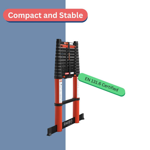 RMBO ® professionele telescopische ladder 3,8m 3188063 large