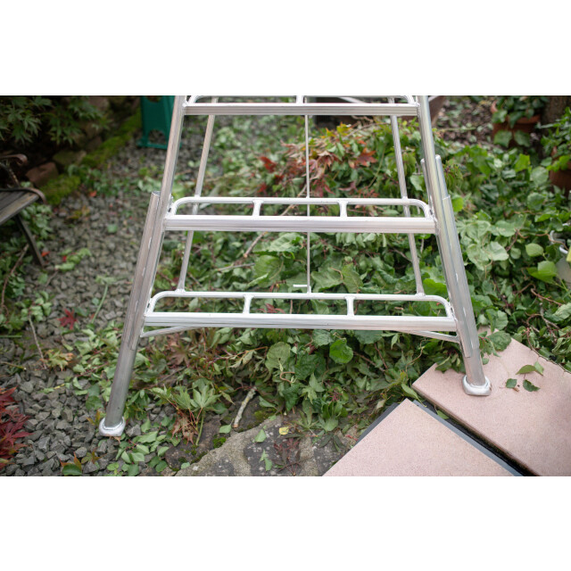 Niwaki Driepoot tuinladder 330 cm verstelbaar/ snoeiladder tripod ladder 3169346 large
