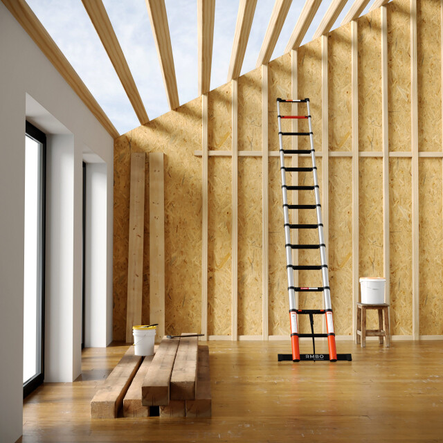 RMBO ® professionele telescopische ladder 3,8m 3188063 large
