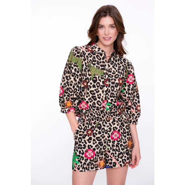 Geisha 53491-20 blouse panter 53491-20  Blouse panter large