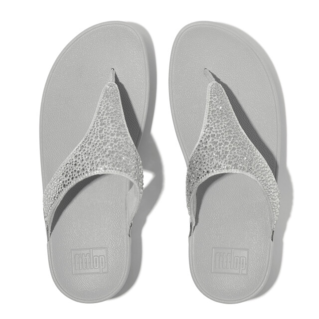 FitFlop Lulu crystal-mix toe-post sandals JE3 large