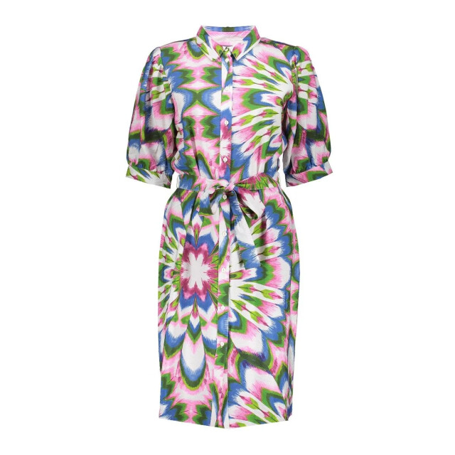 Geisha 57342-20 718 dress ecru/lilac/blue 57342-20 718 large