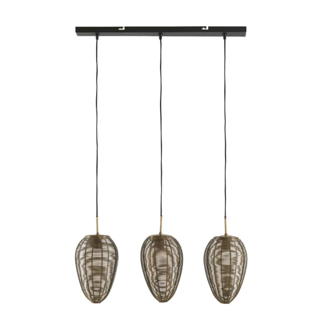 Light & Living Hanglamp antiek-matzwart yaelle 3l Ø 20 x 33cm 2969818 large