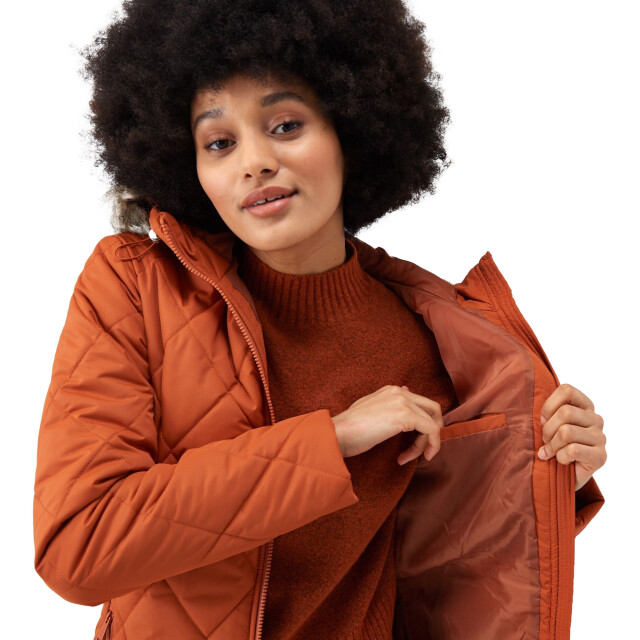 Regatta Dames fritha ii geïsoleerde parka UTRG8112_burntcopper large