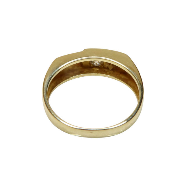 Christian Gouden cachet ring met zirkonia 982G6-0048JC large