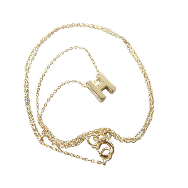 Christian Gouden ketting met h hanger 39C503-0590JC large