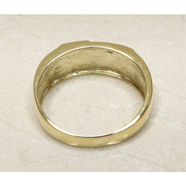 Christian 14 karaat cachet ring met diamant 1C43E56-0088JC large