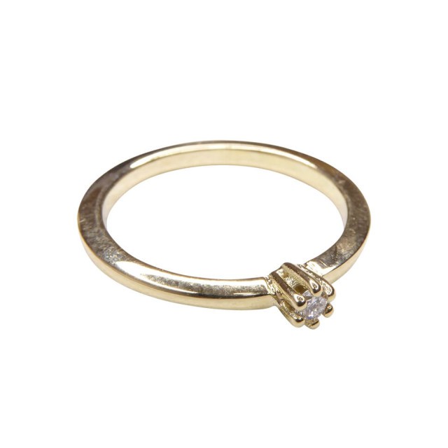 Christian 14 karaat gouden ring met diamant 456E33-0772JC large