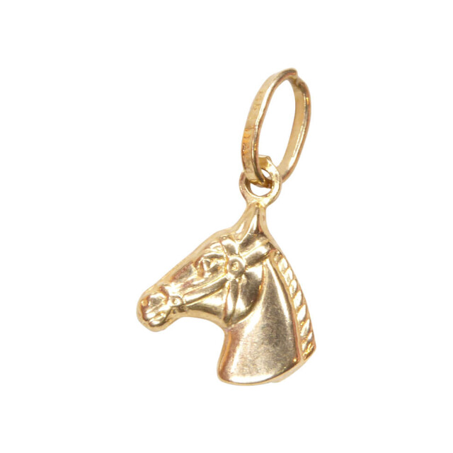 Christian Gouden paardenhoofd hanger 81AS28-8523JC large