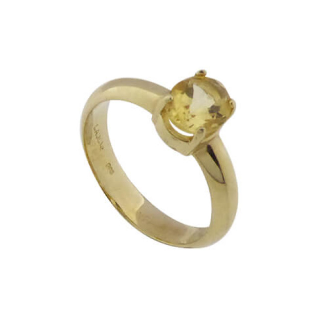 Christian Gouden ring met citrien 903H3-7022JC large