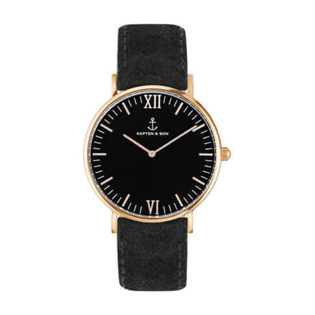 Kapten & Son Horloge all black vintage campina 4251145221522 4251145221522 large