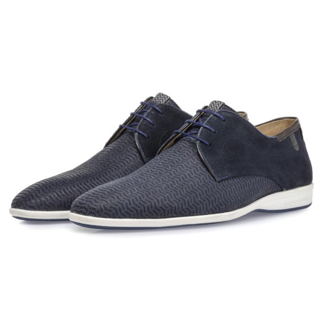 Floris van Bommel SFM-30208 Veterschoenen Blauw SFM-30208 large