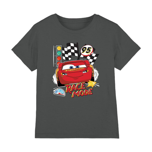 Cars Kinderen/kinderen race mode t-shirt UTTV15105_charcoal large