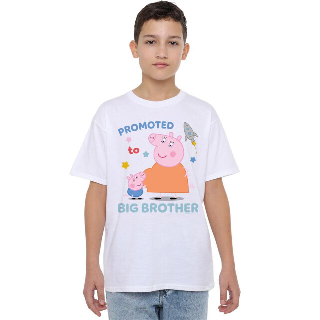 Peppa Pig Kinderen/bevorderd tot grote broer t-shirt UTTV15167_white large