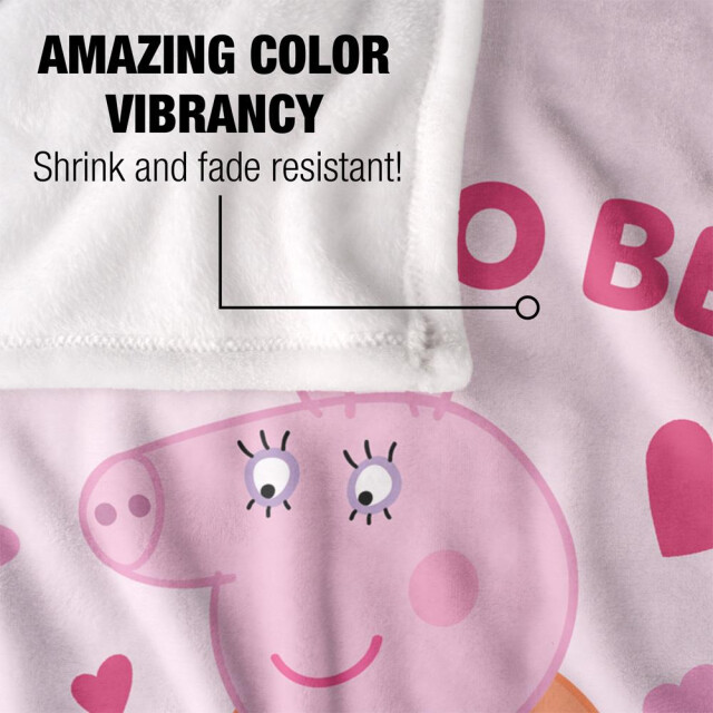 Peppa Pig Binnenkort mama varken deken UTTV15190_white large