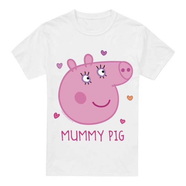 Peppa Pig Heren mummie varken t-shirt UTTV5153_white large