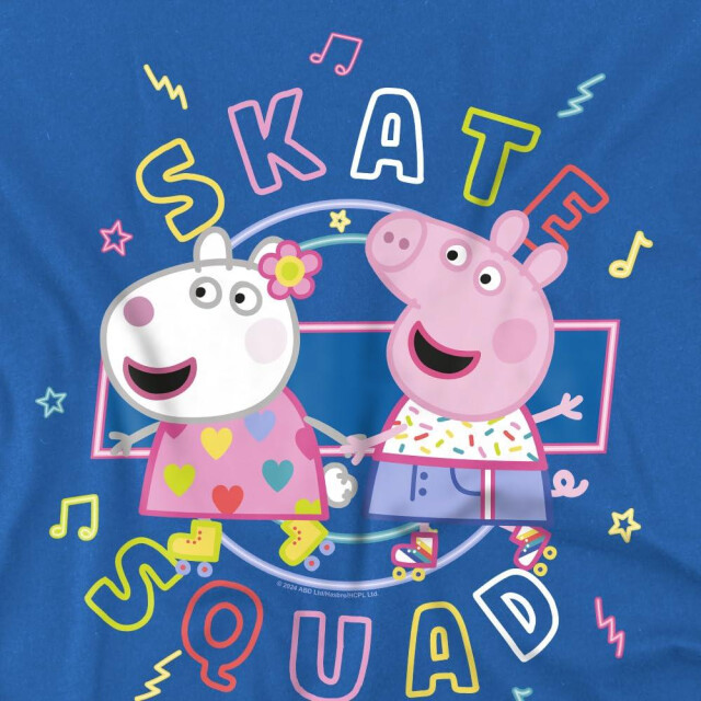 Peppa Pig Skate squad suzy schaap t-shirt kinderen/kinderen UTTV5162_royalblue large
