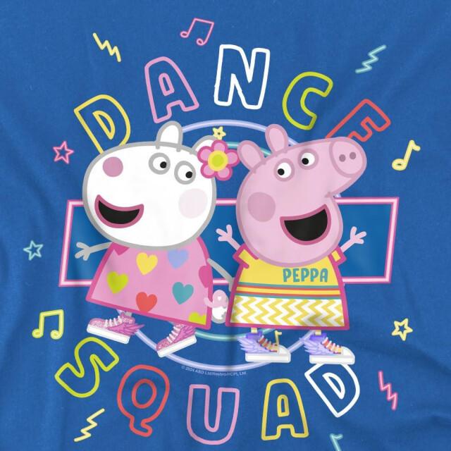 Peppa Pig Kinderen/kinderen dansgroep suzy schaap t-shirt UTTV5161_royalblue large