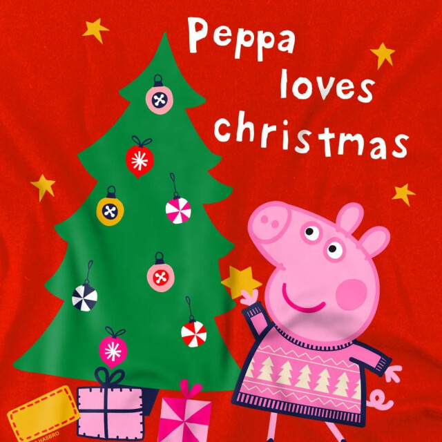Peppa Pig Kerstboom t-shirt voor kinderen UTTV5029_red large