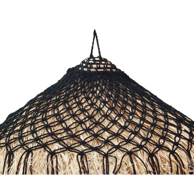 Furnilux Furni-sisal – handgemaakte raffia hanglamp Ø50 cm boho natuurlijke verlichting 3193851 large