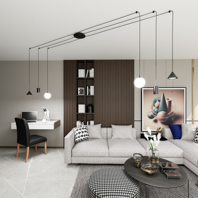 Bright Home Moderne hanglamp monti 6-lichts 2988628 large