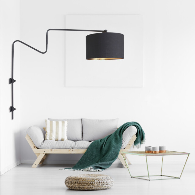 Bright Home Moderne wandlamp aria zwart 2990627 large