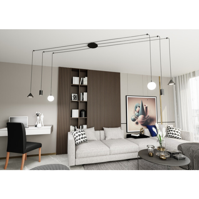 Bright Home Moderne hanglamp monti 6-lichts 2988628 large