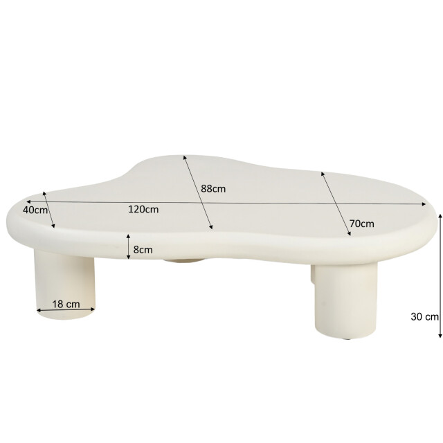 Brix salontafel feline sandy - 3186143 large