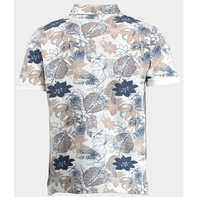 Bos Bright Blue Polo korte mouw polo print 2822425/801 porcellana 191031 large
