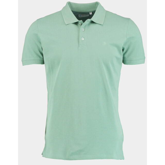 Bos Bright Blue Polo korte mouw piqué licht new lobra/5010 184834 large