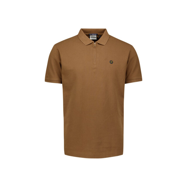 No Excess 28380422 polo zip pique garment dyed 28380422 large