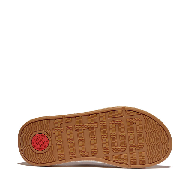 FitFlop F-mode espadrille leather flatform t/post sandals IV6 large