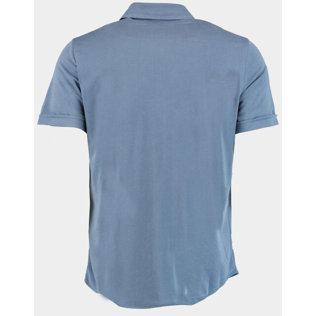 Bos Bright Blue Casual hemd korte mouw easy care kwaliteit 3507/blue 185107 large