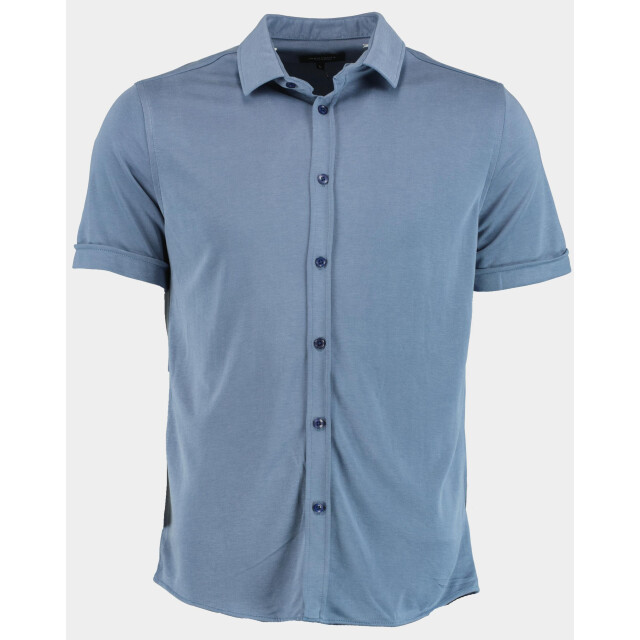 Bos Bright Blue Casual hemd korte mouw easy care kwaliteit 3507/blue 185107 large