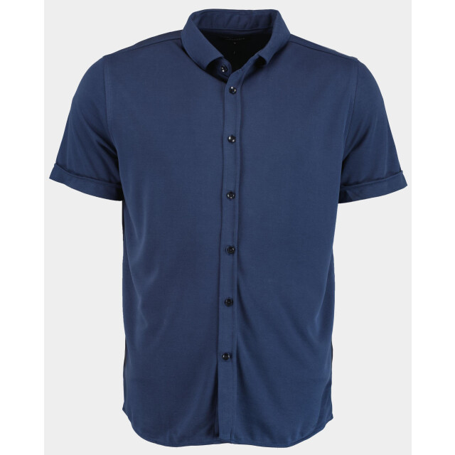Bos Bright Blue Casual hemd korte mouw easy care kwaliteit 4680/marine 185106 large