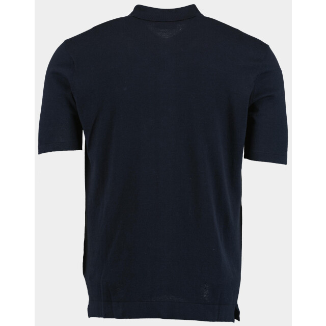 Bos Bright Blue Polo korte mouw doorgeknoopte polo 2080125/220 navy 191004 large
