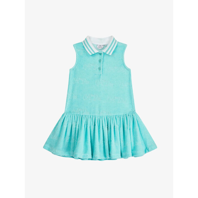 ADee Meisjes jurk terrie towelling S254715-5411-TURQUOISE large