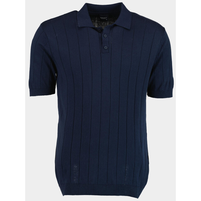 Bos Bright Blue Polo korte mouw met getrokken naald 313/8189 185097 large