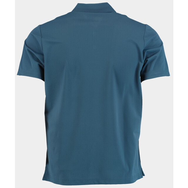 Bos Bright Blue Polo korte mouw polo technisch 2915425/215 denim 191023 large