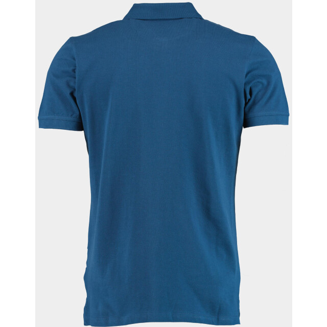 Bos Bright Blue Polo korte mouw piqué donker new lobra/4211 184837 large