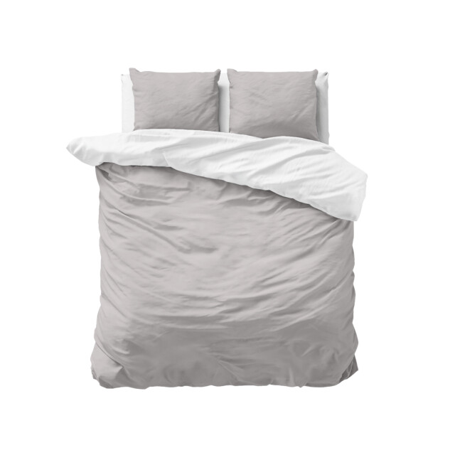 Superieur Dekbedovertrek twin face – wit / licht 100% katoen - 3195214 large