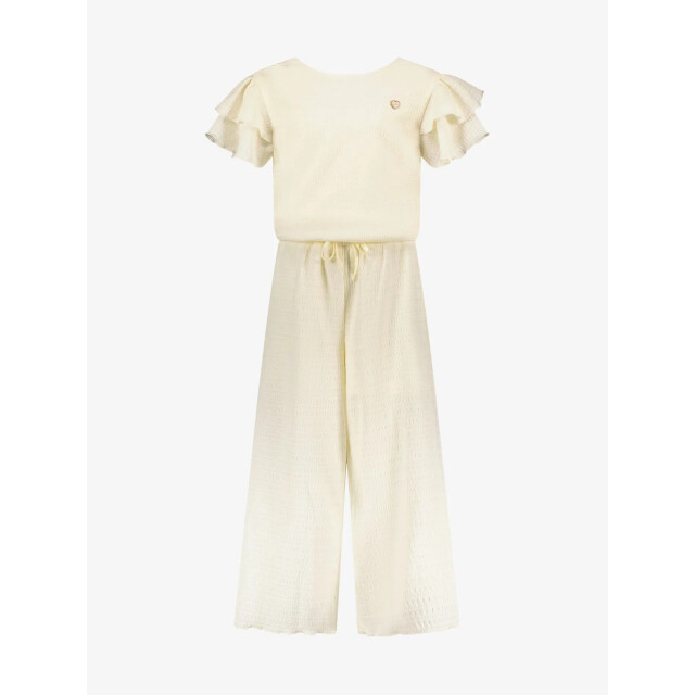 Le Chic Meisjes jumpsuit daisy summer crochet C502-5641-012 large