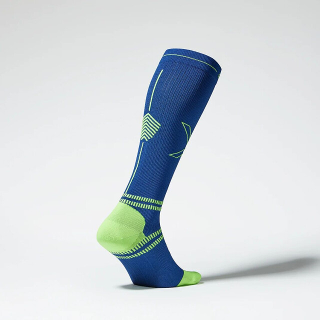 Stox running knee high socks men compressiekous heren marine combi 070985_299-43-47 large