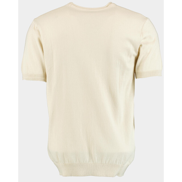 Bos Bright Blue T-shirt korte mouw gebreid met rolkraag 314/267 185094 large